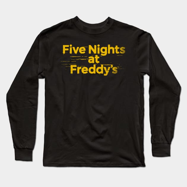 five nights at freddys Long Sleeve T-Shirt by barbados